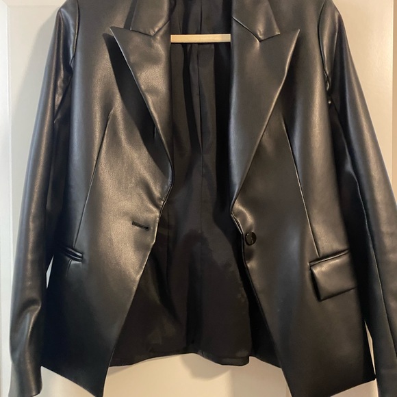Theory Leather Blazer - Picture 2 of 6